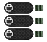 HOODANCOS 3pcs Multifunctional Car Anti-Slip Dashboard Mat with Phone Holder, Sunglasses Organizer and Temporary Parking Number Pad, Universal Non-Slip Car Phone Bracket for Keys and Mobile