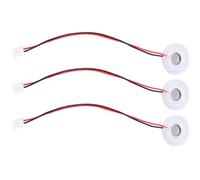 HOODANCOS 3pcs Piezoceramic Humidifier Fogger Discs Mist Maker Replacement Parts Portable Size Ceramic and Abs Material for USB Humidifier and Micro Atomization Accessories