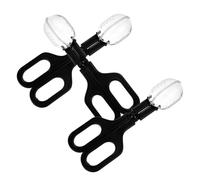 HOODANCOS 3pcs Plastic Scissor Hamster Poop Picker Multi-use Small Pet Pooper Scooper for Guinea Pigs Reptiles with Hanging Handle for Easy Storage and Safe Cleaning