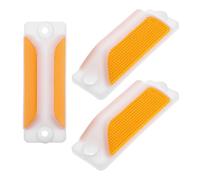 HOODANCOS 3pcs Reflective Road Markers Driveway Reflectors Pavement Markers for Garage Safety Traffic Roadway Guidance