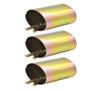 HOODANCOS 3Pcs Small Metal Cow Bells for Cattle Sheep Horse Farm Animal Loud Bronze Bells Anti-Lost Thickened Iron Hanging for Grazing and Outdoor Use