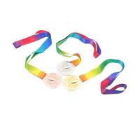 HOODANCOS 3pcs Sports Medals Gold Silver Bronze Award Medals for Competition Winners Lightweight Hanging for School Sports Day and Running Events