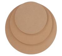 HOODANCOS 3pcs Stackable Pottery Plate Molds Made of Wood Round Shape, User Friendly Design for Pottery Wheel Base and Clay Crafting by Hobbyists and Enthusiasts