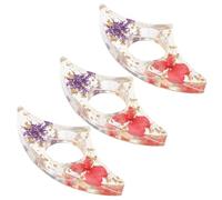 HOODANCOS 3pcs Thumb Book Page Holder Finger Bookmarks 3.07x1.42x0.39in Resin Flower Shape Creative Elegant Resin Art Hold Pages Open Versatile Reading Aid Book Accessories Students