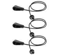 HOODANCOS 3pcs Trunk Hanging Strap for Vehicle Cargo Partition - Rear Parcel Shelf Suspension Cord - Car Luggage Compartment Organizer Rope with Fixing