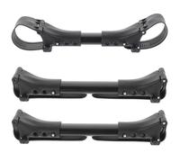 HOODANCOS 3pcs Universal Dual Stroller Connector for Twins, Lightweight Waterproof Aluminum Baby Cart Connector Compatible with Baby Strollers, for Travel and Theme Parks
