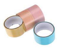 HOODANCOS 4 Rolls Colored Sticky Ball Tapes Wide Decorative Adhesive DIY Crafting Stress Relief for Adults Relaxation and Creative Fun
