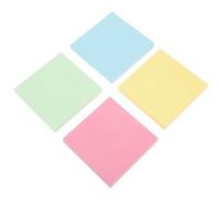 HOODANCOS 400 Sheets Notepad Notebook 3 X 3 Inch Adhesive Backing Blank Notes Minimalist Style Vibrant Colors Office Use