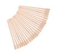 HOODANCOS 400pcs Wooden Paint Stir Sticks for Resin Mixing Durable Flat Head Craft Stirrers Lightweight Mixer Sticks for Art Projects with Uniform Color Blending