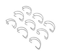 HOODANCOS 40Pcs Steel Wire Single Rack Hooks for Chicken and Bird Cages Door Hooks for Poultry Rabbit Quail Cage Hanging and Drying Practical Breeding Equipment