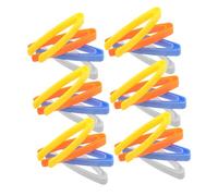 HOODANCOS 40PCS Tweezers Non-slip Plastic Tongs for Fine Motor Skills Sorting Bug Catching Outdoor Exploration Science Experiments Craft Accessories Kit