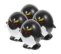 HOODANCOS 4Pcs Animal Shaped Wind-up for Adults Funny Walking Penguin Party Favors with Clockwork Mechanism Creative Prank and Educational for Birthday Christmas Carnival