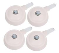 HOODANCOS 4pcs Baby Stroller Wheel Replacement Silent Casters with Removable Structure and Direct Insert Design for Buggy and Walker Repair