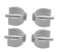 HOODANCOS 4pcs C Shape Buckle Clamp Replacement for Walking Stick Crutch Walker Accessories Effortless Installation Wide Compatibility with Φ Tubes Gray Plastic Clips for Mobility Aid