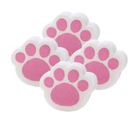 HOODANCOS 4pcs Cat Claw Shaped Mirror Sponge Scrubber Cute Kitchen Cleaning Sponge for Effortless Bathroom Mirror Wipes Durable Functional Addition to Home Decor