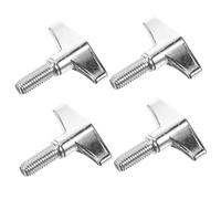 HOODANCOS 4pcs Drum Cymbal Stand Wing Nuts Metal Wing Screws Quick Release Adjustable Butterfly Knobs for Jazz Drum Rack Compatible with Various Kits Easy Installation