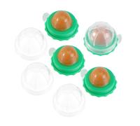 HOODANCOS 4pcs Edible Cat Candy Balls with Transparent Covers Lickable Sweet Treats for Kittens Nutrient-rich Cat Snacks for Training Reward and Oral Health Maintenance