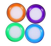 HOODANCOS 4Pcs Finger Tip Moisteners Sponge Cup for Cashiers Desktop Finger Wetting Tool for Efficient Money Counting Handling Bills Paperwork