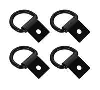 HOODANCOS 4pcs Heavy Duty D Ring Tie down Anchors Iron Truck Bed Trailer Hooks High Load Bearing Capacity for Securing Cargo Boats Campers Utility Trailer Accessories