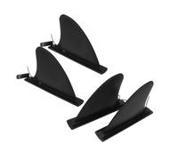 HOODANCOS 4pcs Inflatable Paddle Board Fins Replacement with Detachable Buckle System for Stand-up Paddleboards Kayak Canoe Surfboard Water Divider Stabilizers Abrasion-resistant Precise