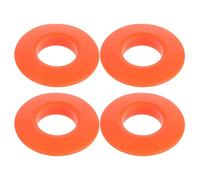 HOODANCOS 4pcs Kayak Paddle Drip Rings Universal Small Orange Sealing Rings Replacement Canoe Accessory Paddleboard Water Sports Parts