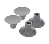 HOODANCOS 4Pcs Non-Slip Rubber Suction Cup Replacement Feet for Shower Chair 24Mm Id Bath Seat Tips for Transfer Bench Tub Bench Commode Chair Accessories
