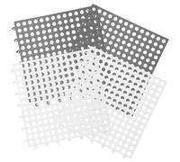 HOODANCOS 4Pcs Plastic Cage Floor Mats for Small Animals Wear Resistant Rabbit Bunny Guinea Pig Foot Pads with Non Slip Supports Easy to Clean and Install Suitable for Pet Cages