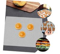 HOODANCOS 4pcs Silicone Dehydrator Mats Non-Stick Food Dryer Pads High Temperature Resistant Reusable Fruit Dryer Accessories for Jerky and Vegetable Drying