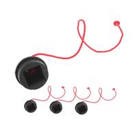 HOODANCOS 4Pcs Snooker Chalk Holder Rubber Caps for Pool Cue Chalk Protection Billiard Accessory Shock-absorbing Drop-resistant Design for Standard Pool Table Cues