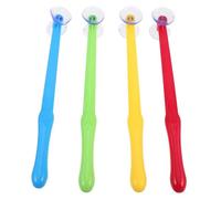 HOODANCOS 4pcs Suction Cup Hammer for Interactive Early Education Plaything for Family Fun Develops Reaction Skills and Teaches Colors Shapes Numbers
