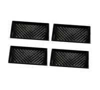HOODANCOS 4pcs Transparent Plastic Nursery Trays Planting Cups for Seed Starting Hydroponic Growers Indoor Outdoor Garden Use