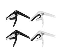 HOODANCOS 4pcs Universal Guitar Capos Made of Sturdy Abs Plastic, Comfortable Touch and Protects Instrument, Multi-function Clip Suitable for Music Teachers and Professionals
