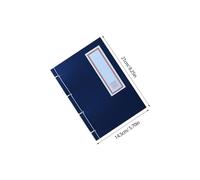 HOODANCOS 4pcs Vintage Hardcover Notebooks Chinese Style Blank Journals with Plain Kraft Paper Multipurpose Craft Notebooks for School Office Meetings Calligraphy and Creative Writing