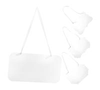 HOODANCOS 4pcs Wedding Seat Reservation Tag Reserved Row Signs for Wedding Reserved Signs for Pews Groom and Bride Hanging Seating Chair Name Tags Transparent