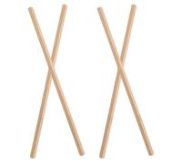 HOODANCOS 4pcs Wooden Mahjong Pushers Bamboo Tile Movers Ergonomic Mini Taiwanese Sticks for Portable Chinese Mahjong Game Accessories Home Entertainment