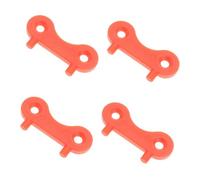 HOODANCOS 4pcs Yacht Wrench Tool Nylon Boat Gas Key Deck Fill Plate Key Orange for Boat Maintenance and Water Tank Accessory
