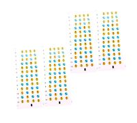 HOODANCOS 4sheets Ukulele Scale Stickers Note Sign for Starter Ukulele Finger Guide Stickers Fretboard Labels Learning Guitar Practice Tool
