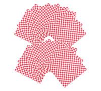 HOODANCOS 50 Sheets Greaseproof Food Wrapping Paper Oil-Resistant Sandwich and French Fries Wrappers Baking Liner for Burger Fried Chicken Snacks Non-Stick Food Grade Wrappers