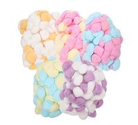 HOODANCOS 500pcs Cotton for Hamsters Fuzzy Pom Poms for Pet Bedding Warm Winter Cotton for Crafts Safe Comfortable