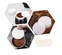 HOODANCOS 500pcs Disposable White Coffee Filter Papers for Espresso and Drip Brewers Compatible Coffee Supplies for Convenient Hand Brewed and Machine Use