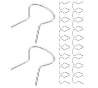 HOODANCOS 50pcs Manual Car Window Handle Clips Steel Material with Universal Compatibility and Secure Fit Design for DIY Replacement of Window Screen
