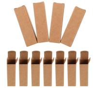 HOODANCOS 50pcs Paper Lipstick Packaging Boxes for Lip Balm and Lip Gloss, Rectangle and Square Shape, Convenient Opening Mechanism, Easy Storage, for On-the-go Convenience and Handmade