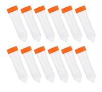 HOODANCOS 50pcs Plastic Centrifuge Tubes with Smooth Walls and Secure Caps for Scientific Experiments Liquid Storage Lab Tests and Educational Use