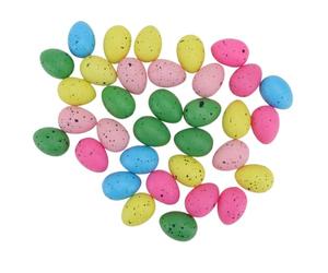 HOODANCOS 50pcs Plastic Easter Egg with Bright Easter Egg Design Handy and Long-time Use for Parties and Family