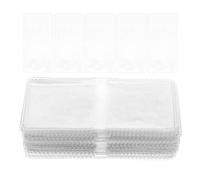 HOODANCOS 50pcs Pvc Coin Sleeves Foldable Dual-sided Design, Wear Resistant and Increased Capacity Pouches for Coin Collectors Suitable for Gift Giving and Exhibitions