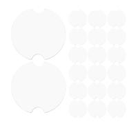 HOODANCOS 50pcs round Plastic Disc Jewelry Display Stands Lightweight Ring Holders Organiser Improving Display Effectiveness for Malls and Exhibitions