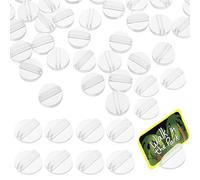 HOODANCOS 50pcs round Playing Card Holders Plastic Card Organizers with Unique Design for Meeting and Home Use to Keep Organized and Held Securely