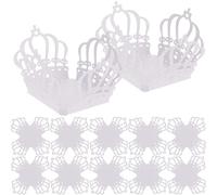 HOODANCOS 50Pcs White Decorative Paper Chocolate Wrapping Boxes Candy Boxes for Wedding Party Packaging Storage Premium Style