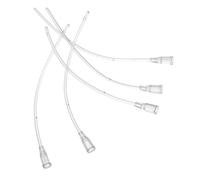 HOODANCOS 5pcs Bird Feeding Tubes Plastic Parrot Hand Feeder for Precise Milk and Liquid Feeding for Young Pet Birds