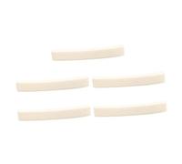 HOODANCOS 5pcs Bone Guitar Nuts Replacement for Acoustic Bass Electric Guitar Strings Sturdy Material for Improved Tone and Noise Reduction Fit for Vintage Instruments
